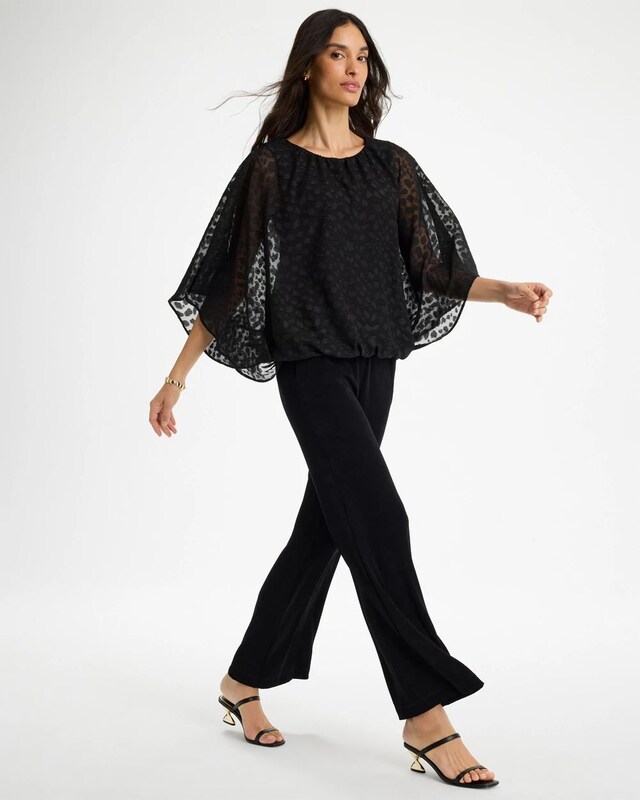 Travelers Bubble Hem Top - image 2